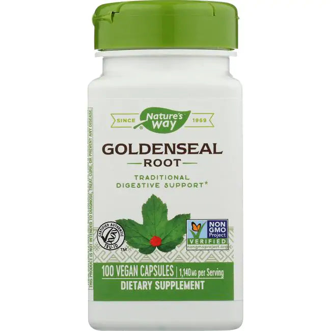 Natures way goldenseal root 100 vegan capsules