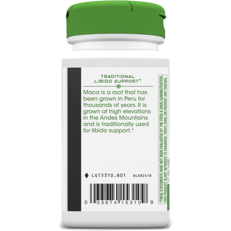 Natures way maca root 100 vegan capsules