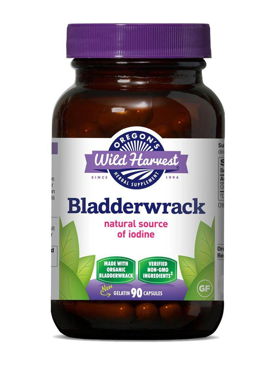 Oregon's Wild Harvest Bladderwrack - 90 Gelatin Capsules
