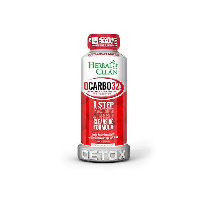 Herbal clean QCARBO16 tropical flavor 16oz
