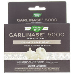 nature's way garlinase 5000 100 tablets