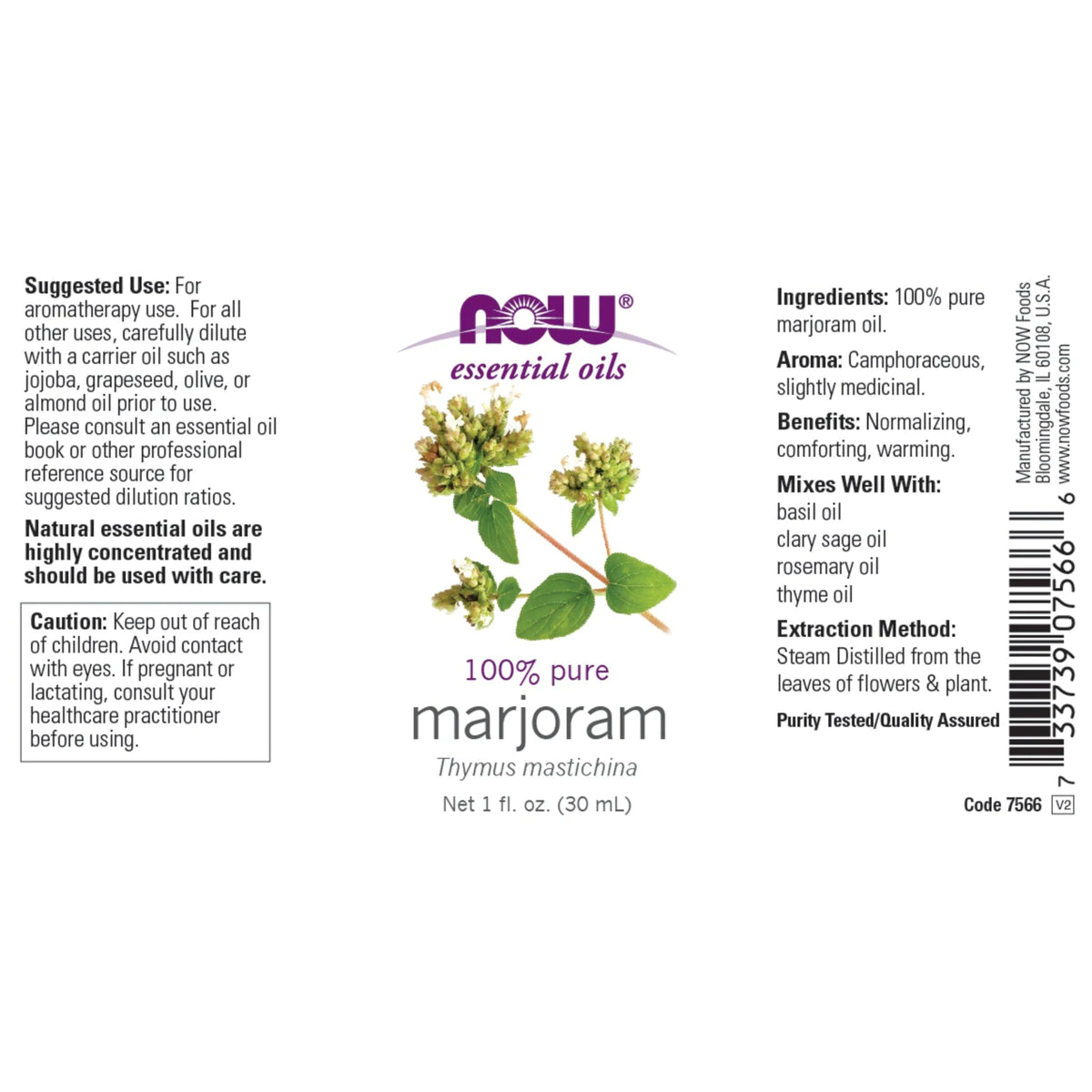 Now marjoram oil 1oz