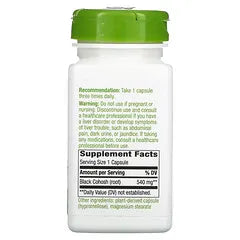 Natures way black cohosh 100 vegan capsules