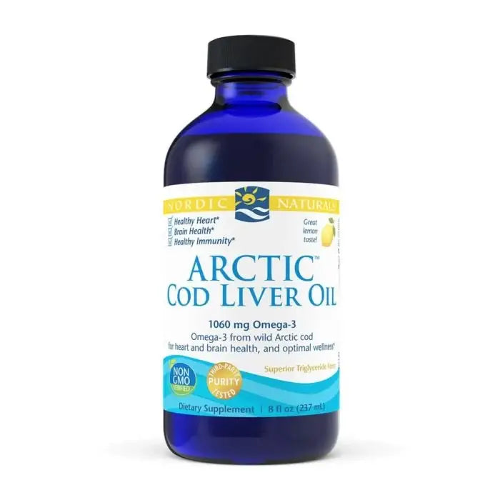 Nordic Naturals cod liver oil 8oz strawberry