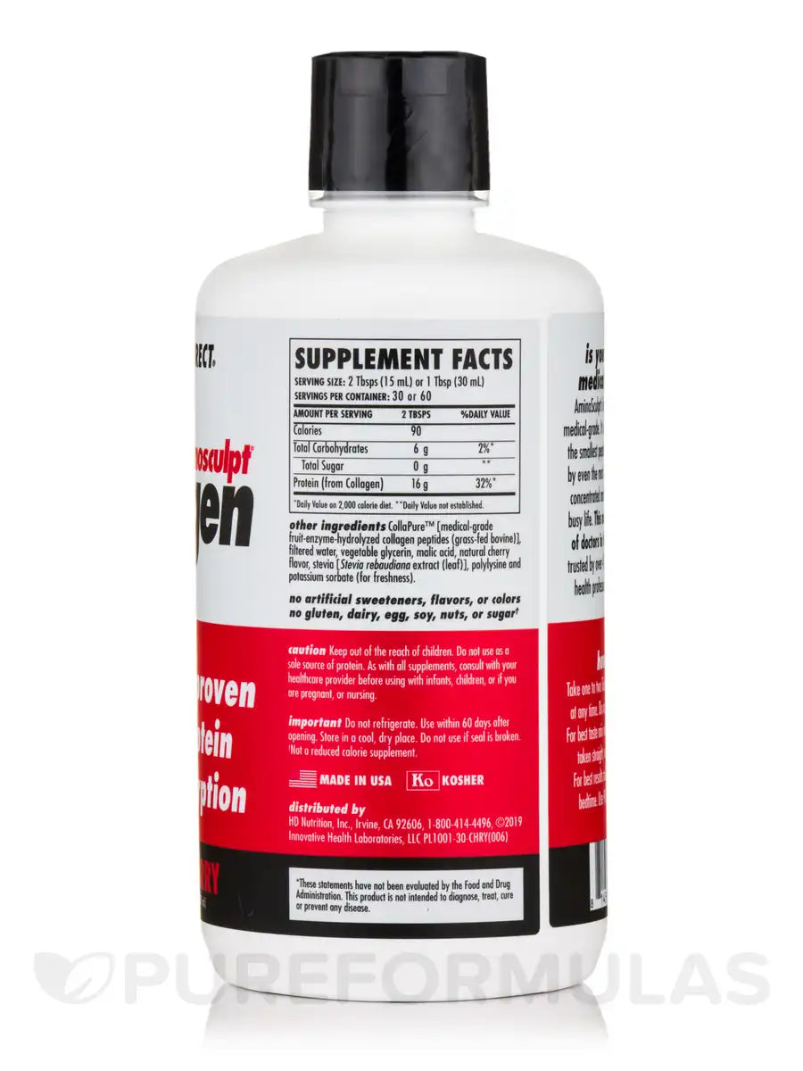 Health Direct collagen sugar free tart cherry 30oz