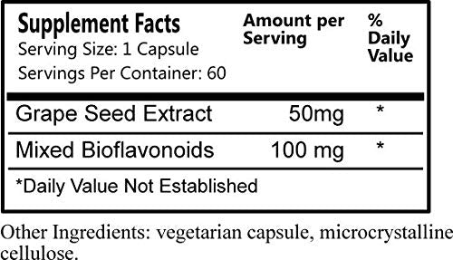 Daily grape seed extract 60 capsules
