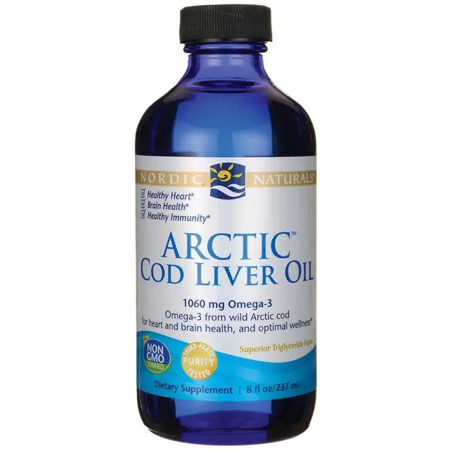 Nordic Naturals cod liver oil 8oz strawberry
