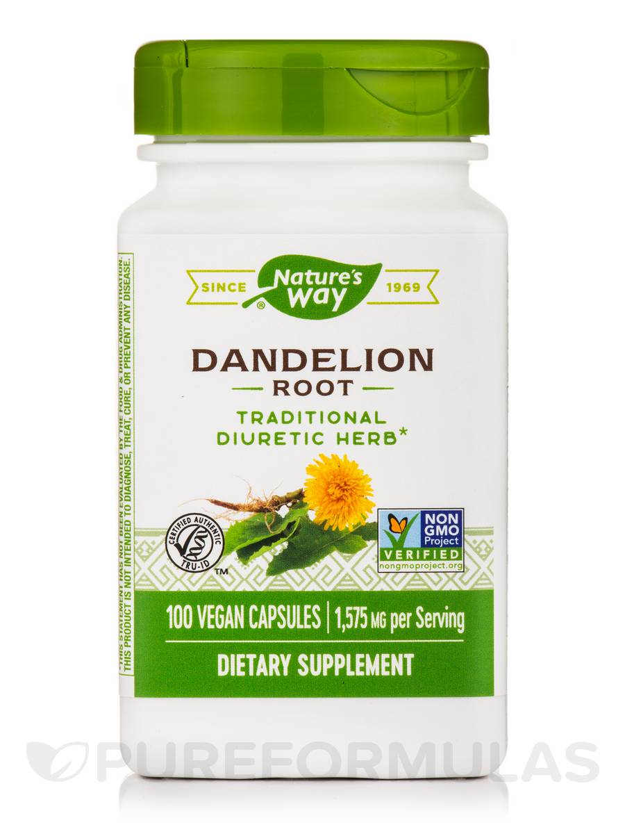 Nature's Way   Dandelion Root - 100 Vegan Capsules