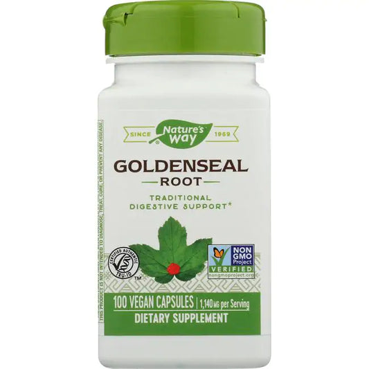 Natures way goldenseal root 100 vegan capsules