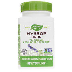 Natures way hyssop 100 vegan capsules