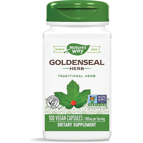 Natures way goldenseal 800mg 100 vegan capsules