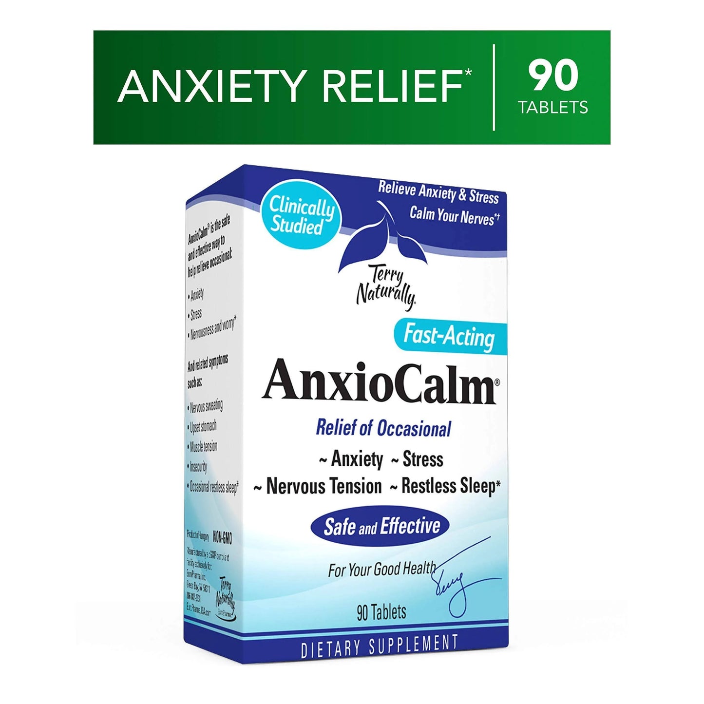 terry naturally anxiocalm 90 tablets