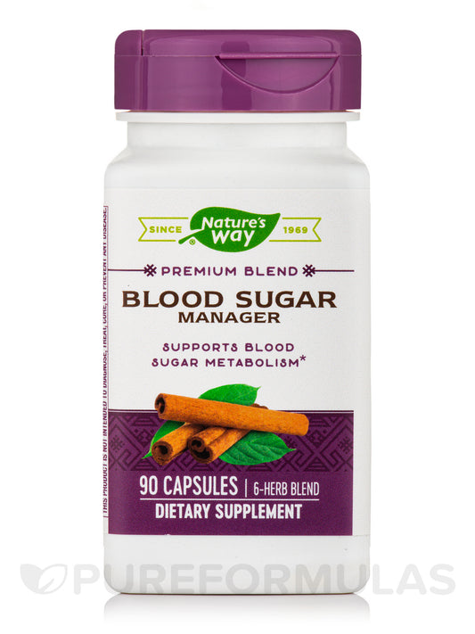 Nature's Way   Blood Sugar Manager - 90 Capsules