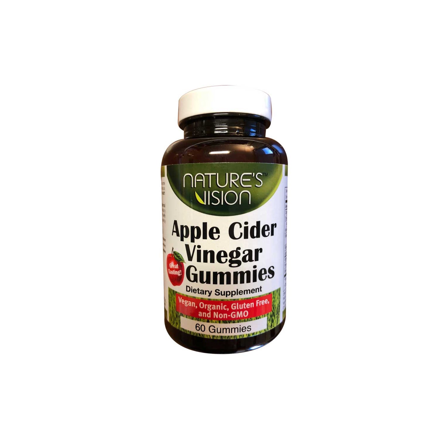 nature's vision apple cider vinegar gummies 60 gummies