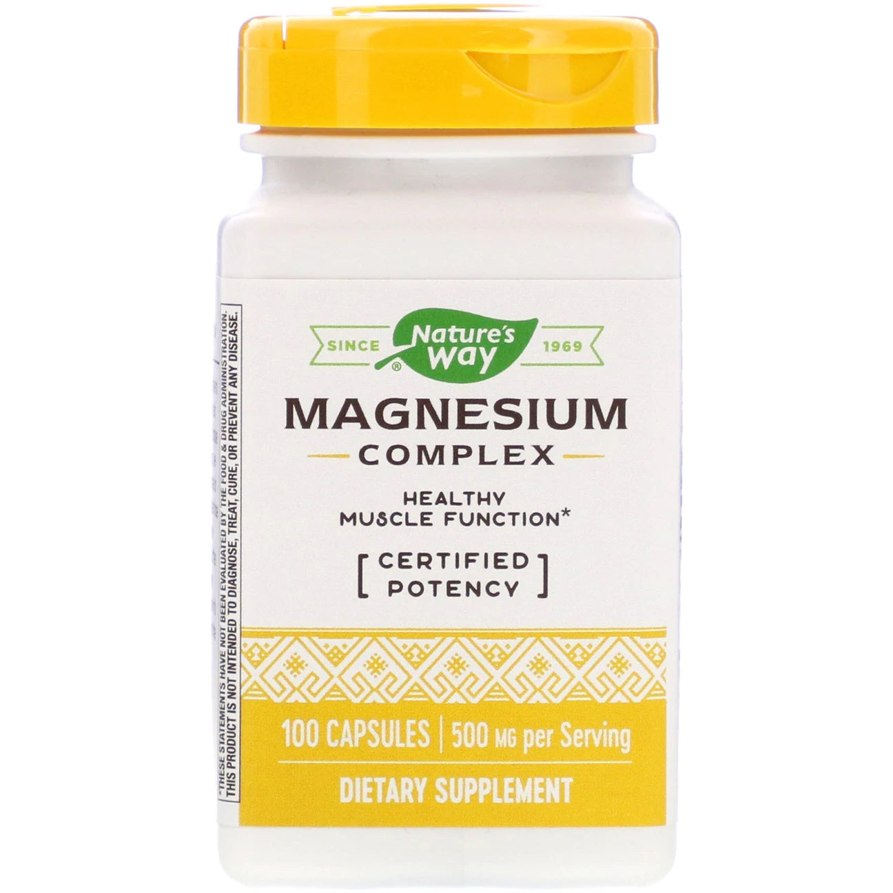 Nature’s Way, Magnesium 500 mg, 100 Capsules