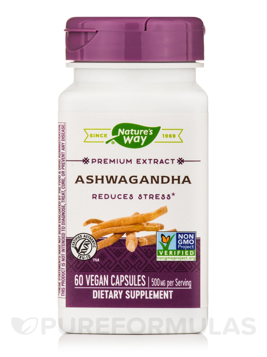 Natures way ashwagandha 60 vegan capsules