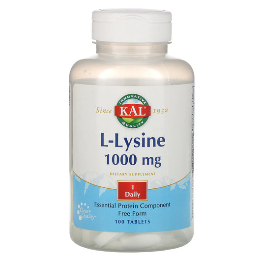 Kal L-Lysine 500mg 100 tablets