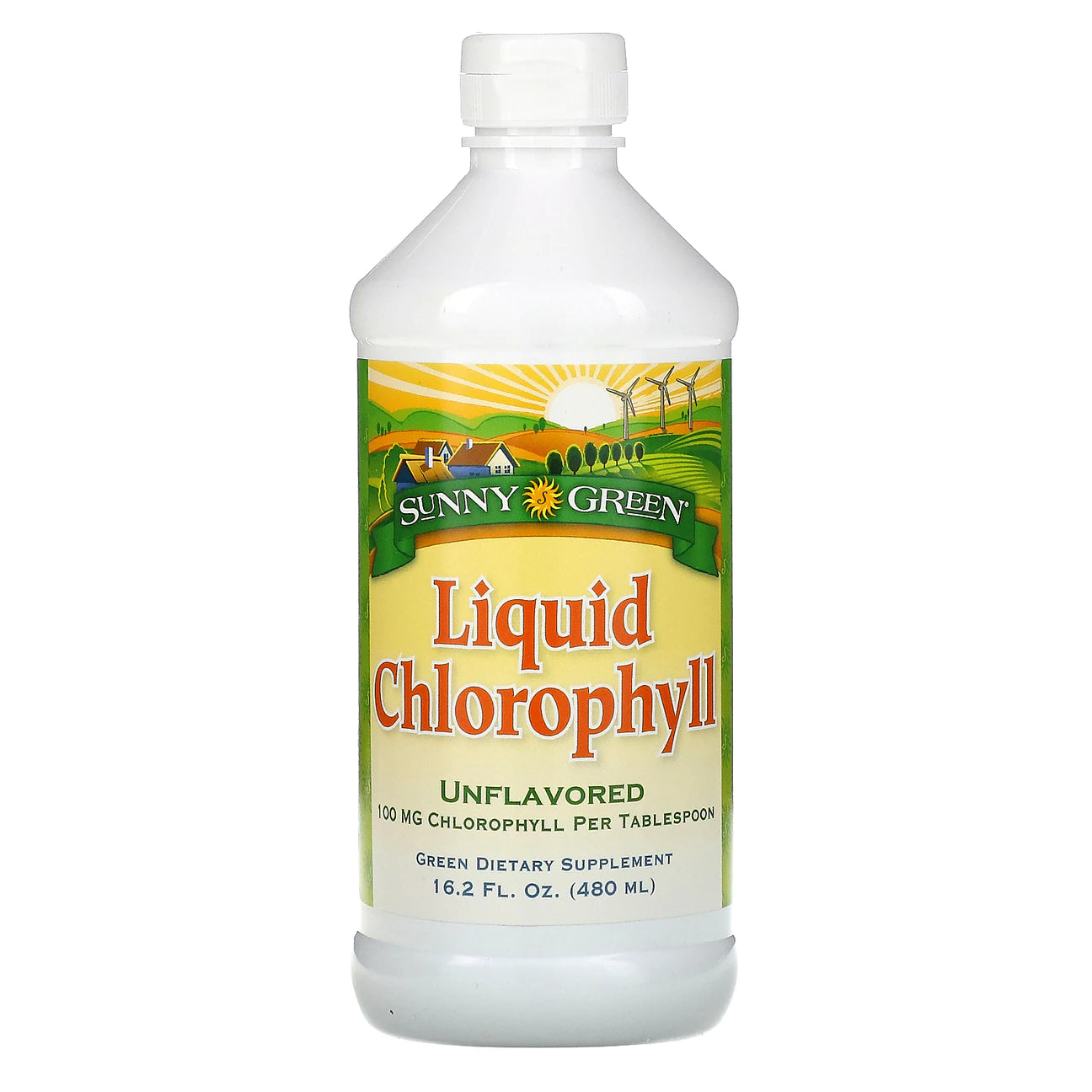 Sunny Green, Liquid Chlorophyll, Unflavored, 100 mg, 16.2 fl oz