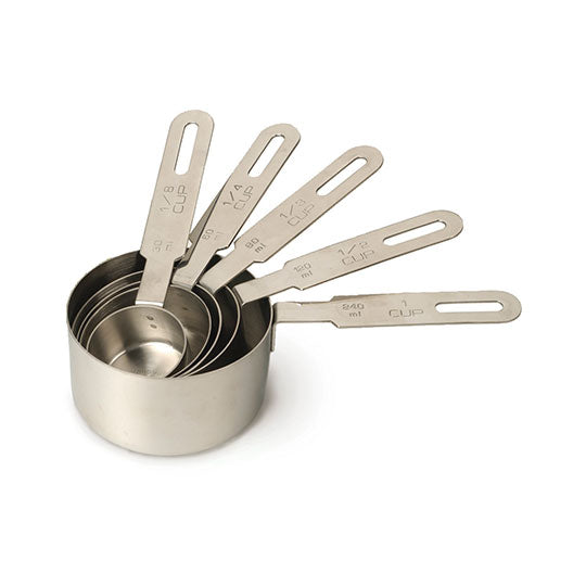 STAINLESS STEEL 5-PIECE MEASURING CUP SET