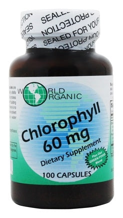 Chlorophyll Caps 60 mg. - 100 Capsules