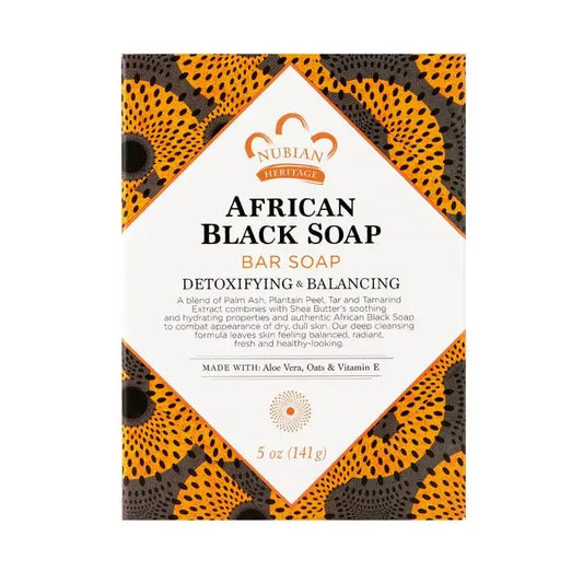 Nubian Heritage African Black Soap Bar Soap 5oz